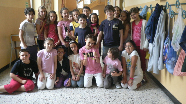 My birthday in My school in Italy
