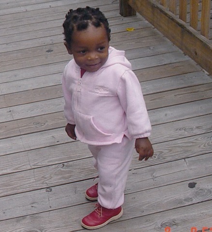 Mandisa's first steps