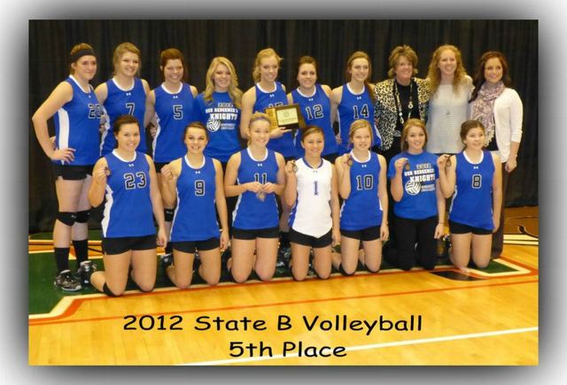 5th place at the Class B Girls State Volleyball Tournament!!!