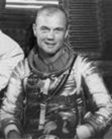 1st US astronaut to orbit Earth