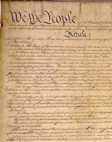 Constitution was Ratified