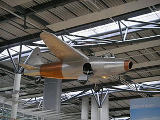 First Jet-Propelled Aircraft