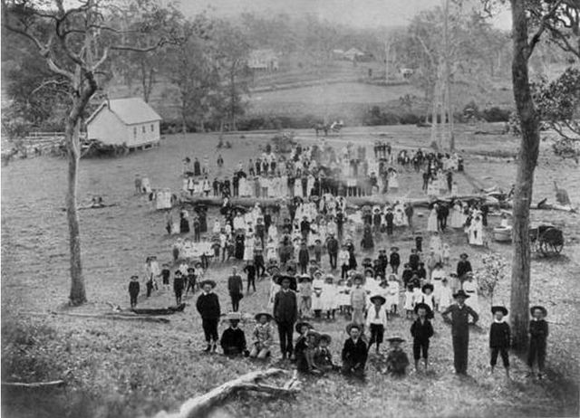 Band of Hope picnic at the Brookfield show showground 1888