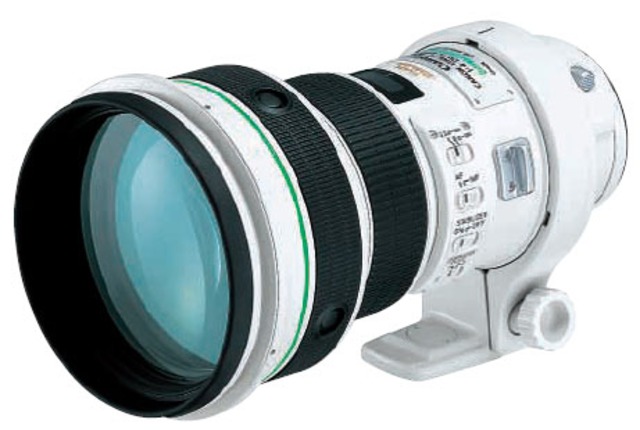 Фирма Canon анонсировала объектив EF 400 mm f:4 DO IS USM c дифракционными оптическими элементами.