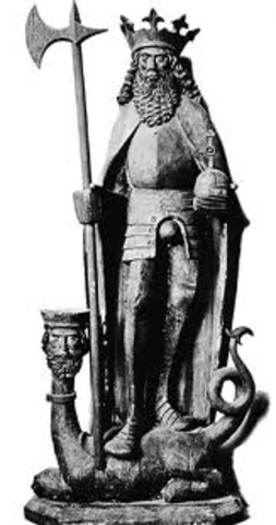 Olav Haraldsson blir konge i Norge.