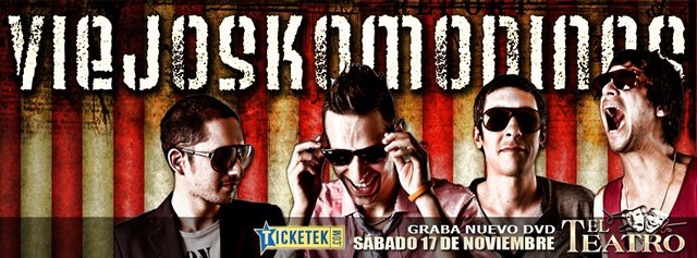 Viejos Komodines en Teatro Flores