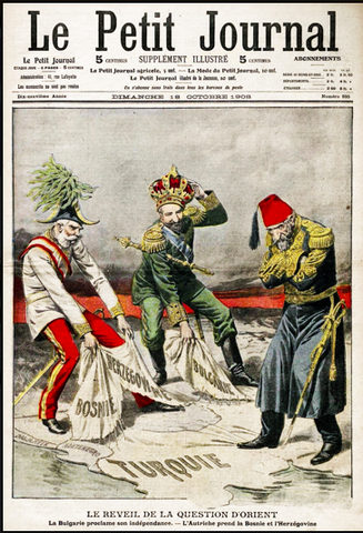 Austria annexing Bosnia and Herzegovina