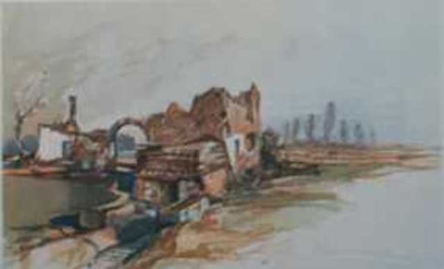 “House with a White Fence.”