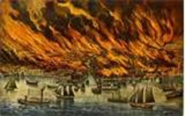 The Great Fire of London.