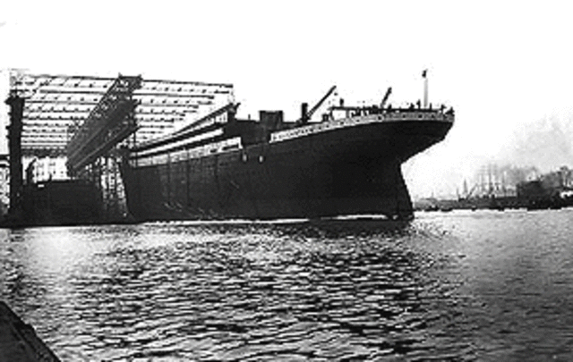 Titanic is Launched