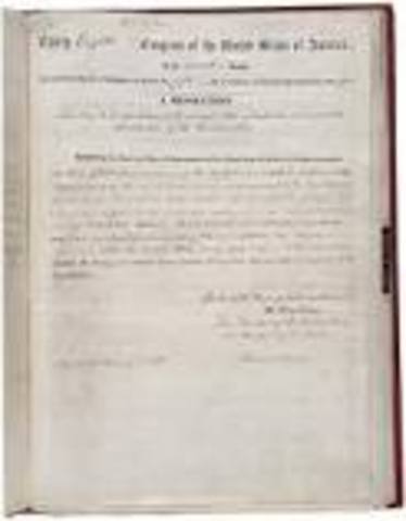 Slavery offically outlawed