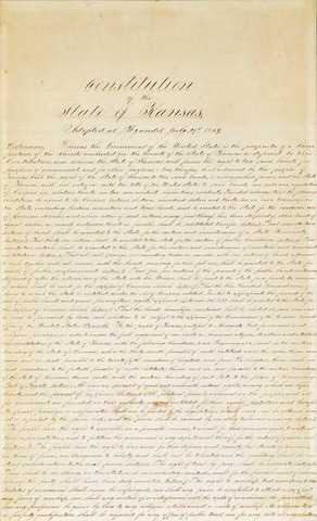 Lecompton Constitution passed