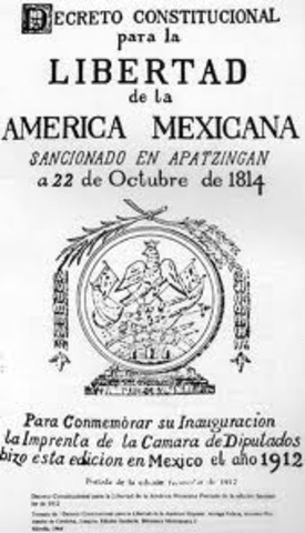 El Decreto Constitucional para la libertad de la América Mexicana