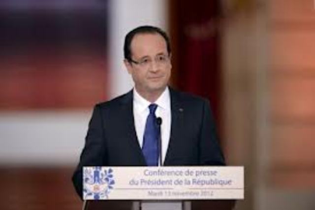 Première conférence de presse pour François Hollande: 400 journalistes présents