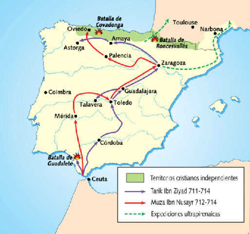 Conquista del norte de la peninsula