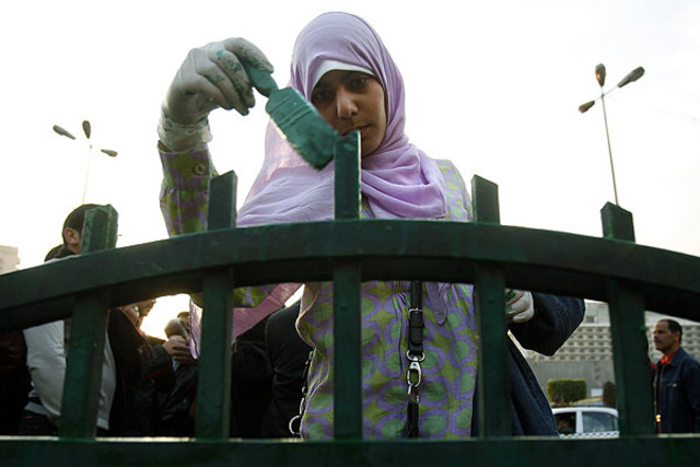 Violent protests came to an end