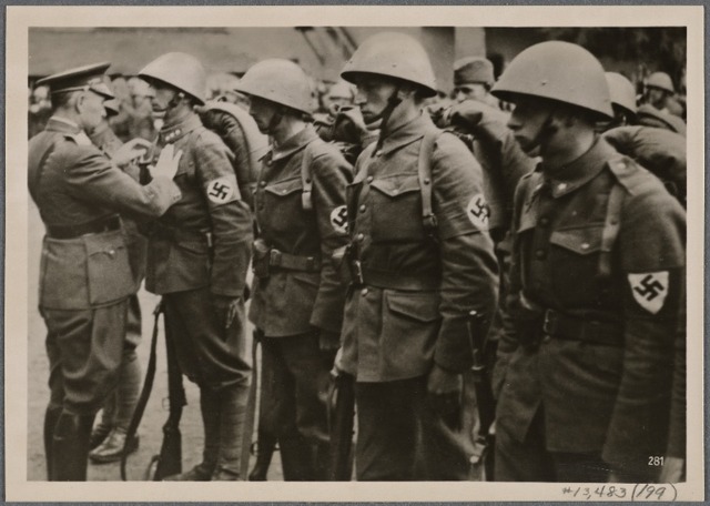 Nazi Germany and Slovakia invade Poland