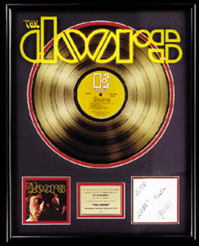 L'album The Doors devient disque d'or
