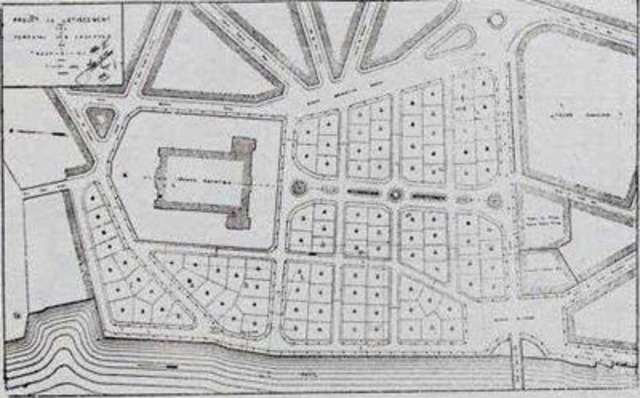 Plans for an urban square