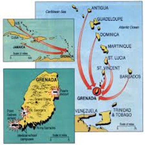 AEBk Grenada uhartea inbaditu zuen.