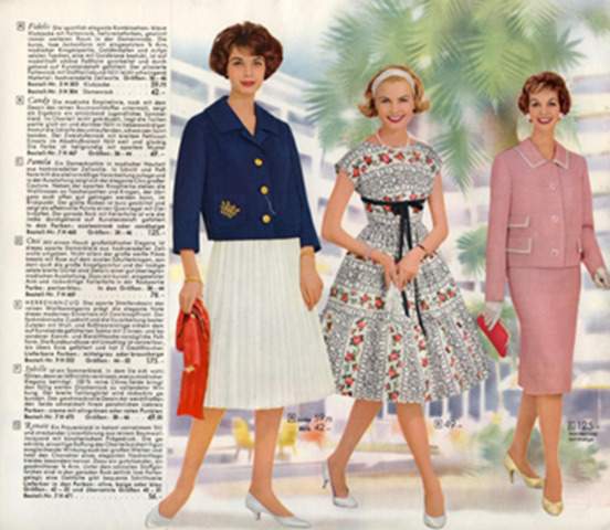 Moda De La Decada De Los 50