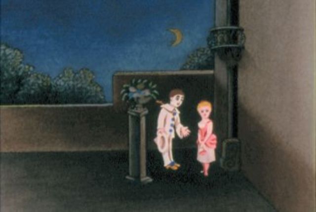 Projected Animation - Pauvre Pierrot