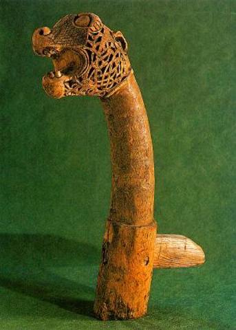 Animal Head Post (Oseberg Ship Burial)