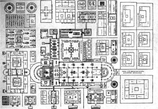 Plan of St. Gall Monestary (St. Gall, Switzerland)