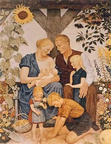 Famille nazie, W. Wilrich, 1936?