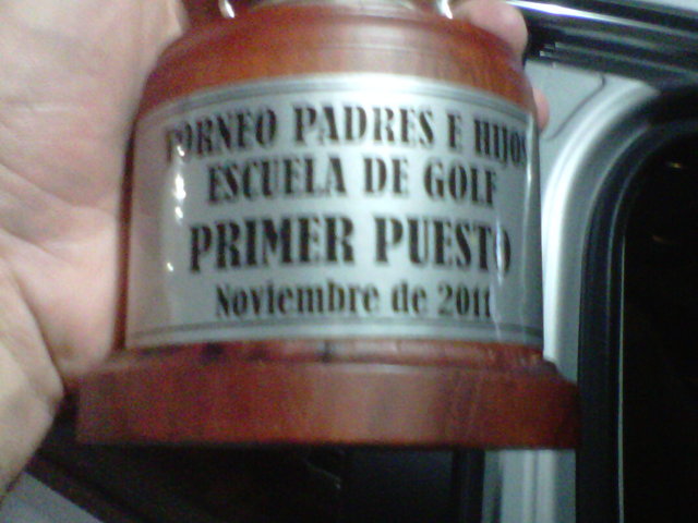 I won Father-son tournament!!