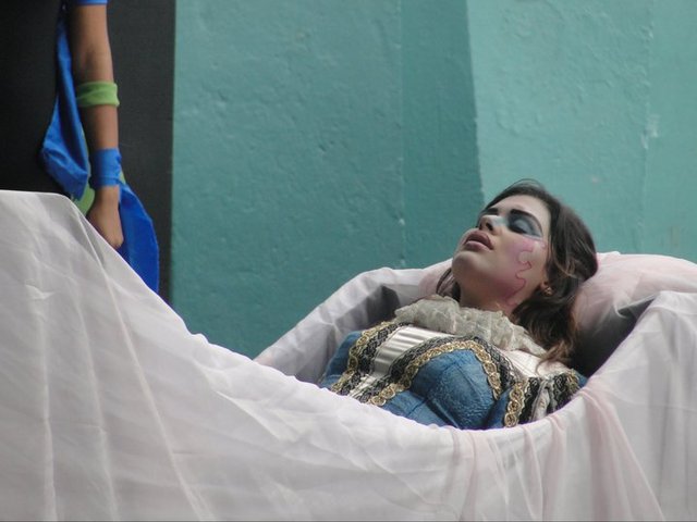 I got accepted to the school specialized in theater.