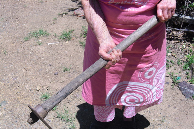 Edi Smith with her tools