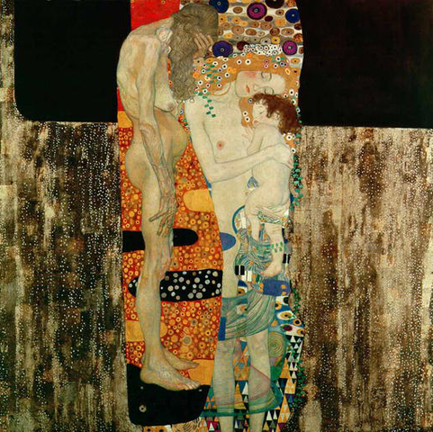Gustav Klimt Les trois âges de la femme