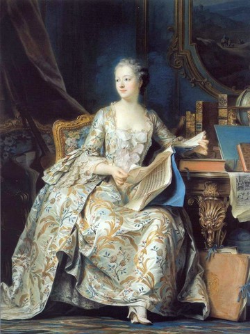 Maurice Quentin Delatour, Portrait de la marquise de Pompadour