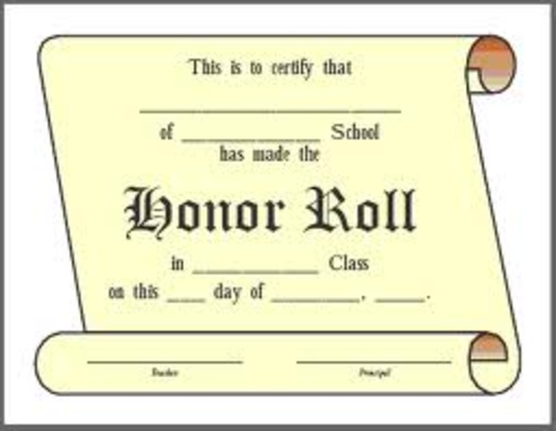 First reward from a school