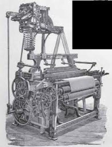 Cartwright pattens powered loom