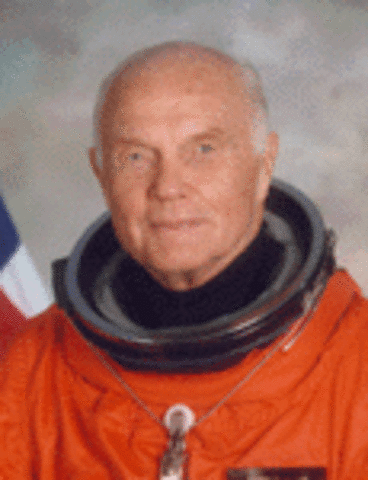 the first US astronaunt to orbit the earth