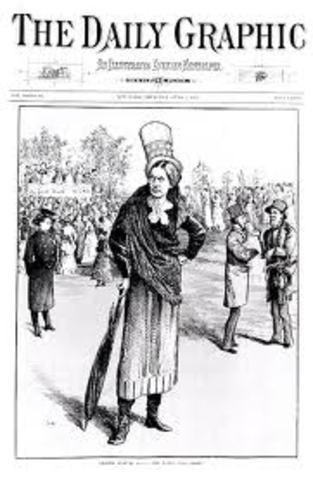 Susan B. Anthony is recognized