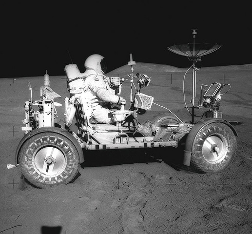 First People to Drive on the Moon
