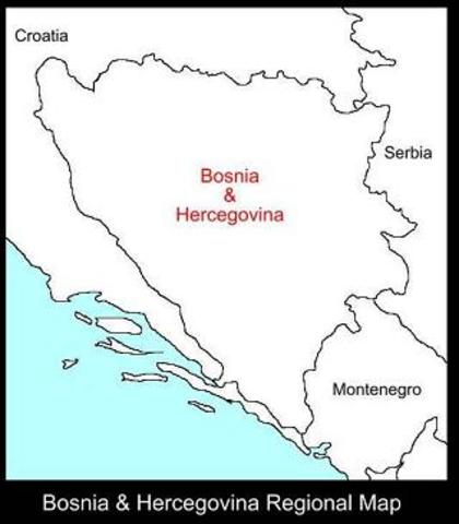 Austria annexing Bosnia and Herzegovina