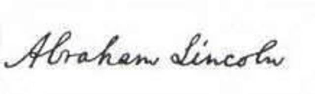 The Emancipation Proclamation is signed