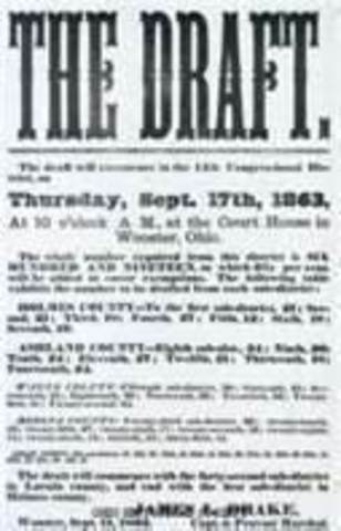 Abraham Lincoln signs the first national Conscription Act