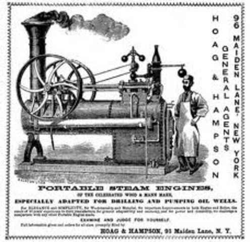 Steam engines in factories