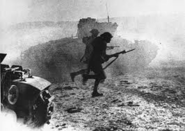 British beat axis powers at El Alamein, Egypt