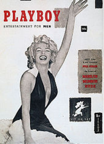 Marilyn Monroe was featured on the first issue of "Playboy"