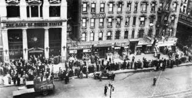 New York bank crashes