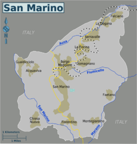 Recognition of San Marino by U.S
