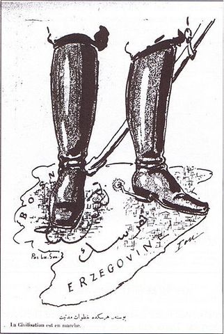 Austrian Annexing Bosnia and Herzegovania