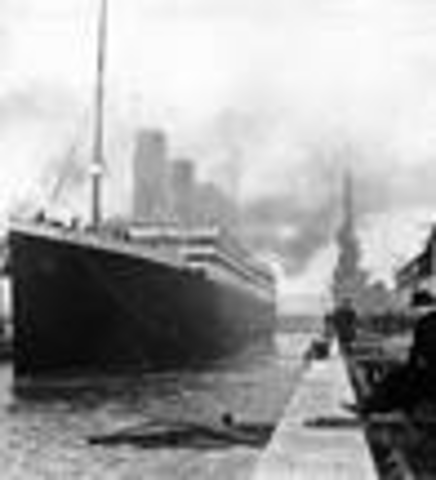 12:00 PM- The Titanic set sail and began her maiden voyage.