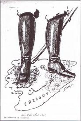 Austria annexing Bosnia and Herzegovina